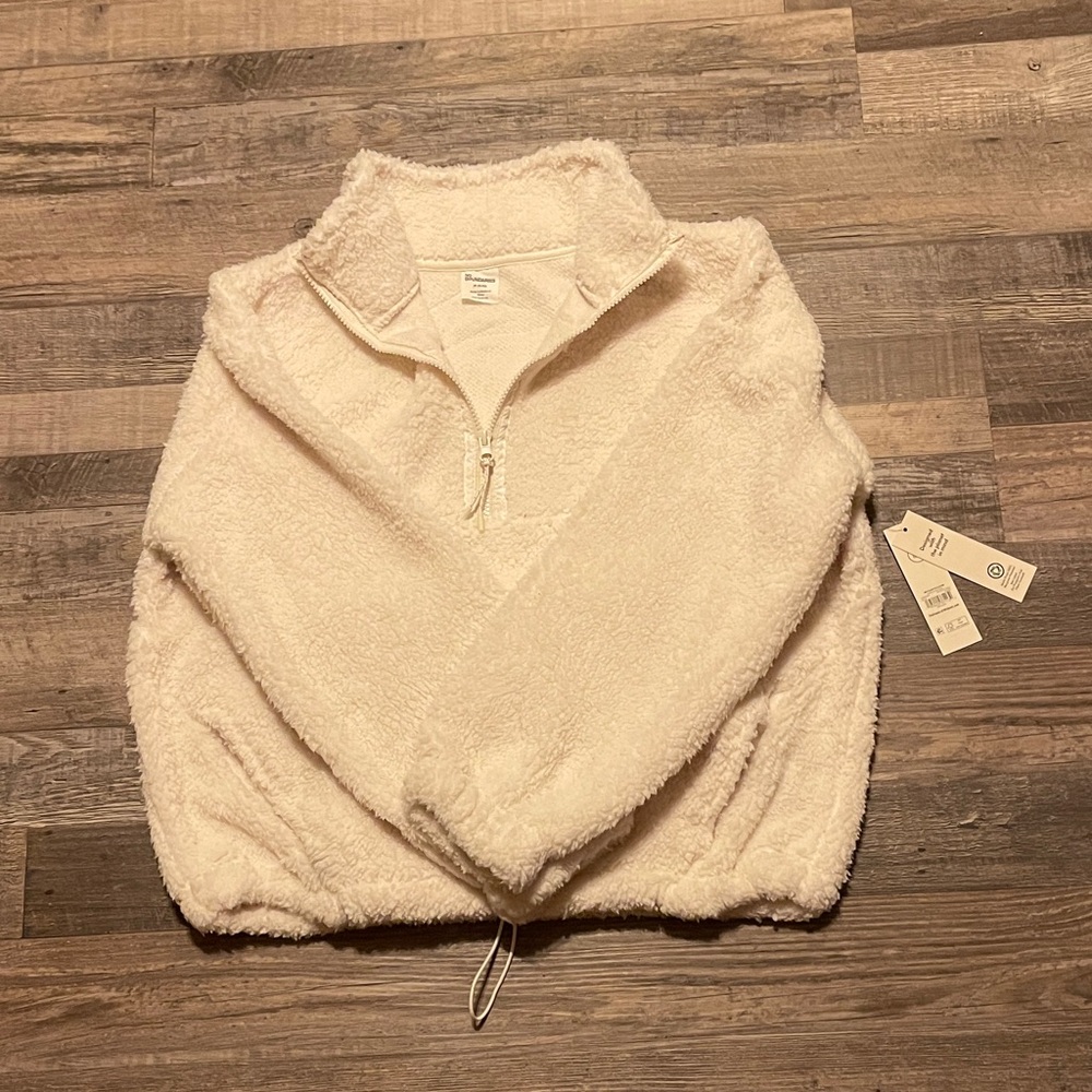 No Boundaries Cream Teddy Jacket